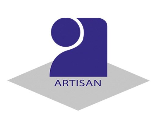 logo bleu Artisan délivré par la chambre des métiers de la Haute Savoie. Savaé a reçu le titre de Artisan fabricant de savons